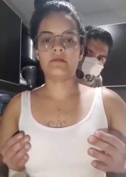 Blanquita De Lentes Se Entrega A Su Amigo 17